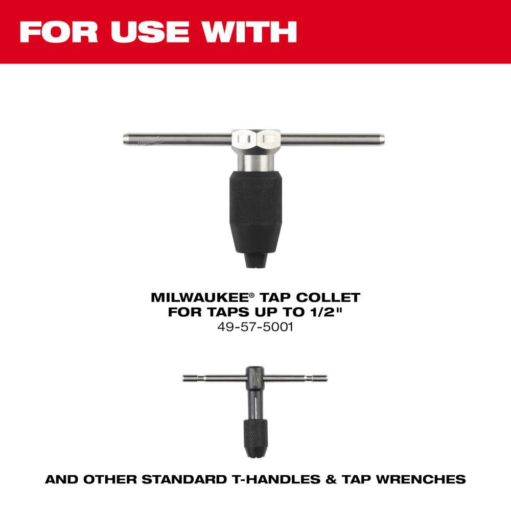 Milwaukee M12-1.50 mm Straight Flute Plug Tap, large image number 4
