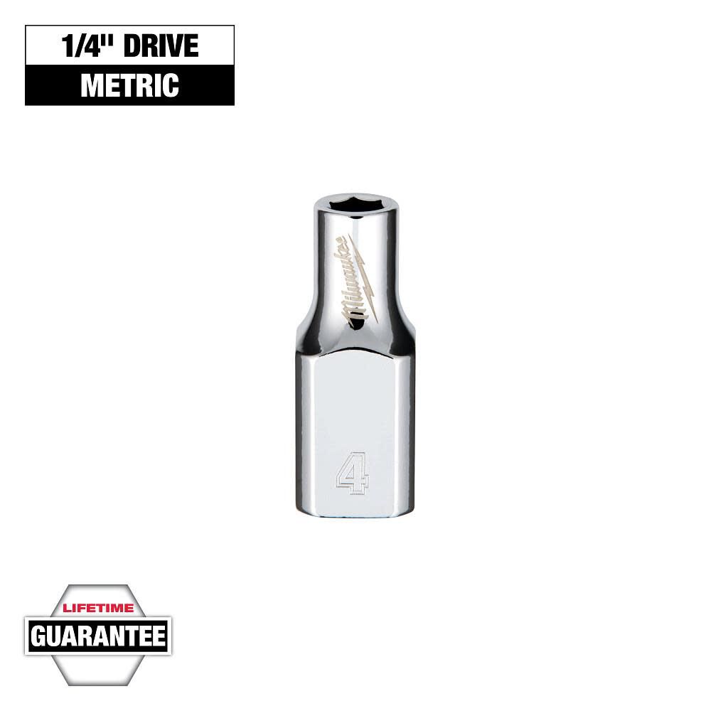Milwaukee 1/4in Drive 4mm Socket, large image number 9