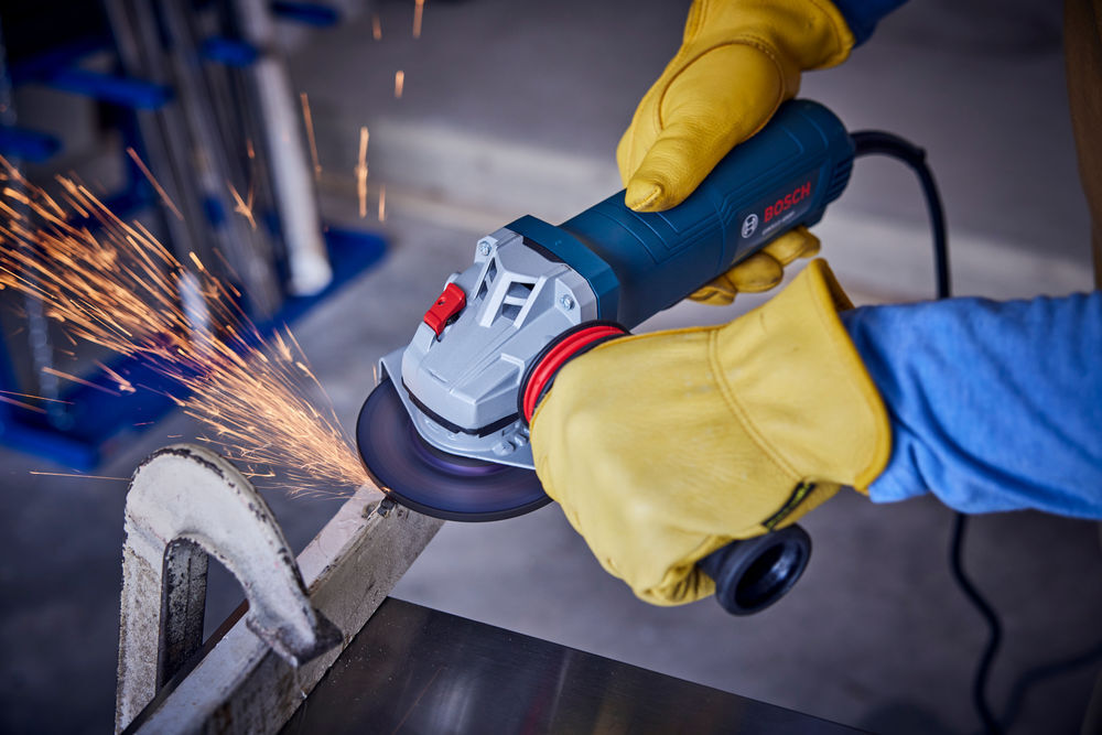 Bosch 4-1/2 Inch Angle Grinder with No Lock-On Paddle Switch, large image number 6