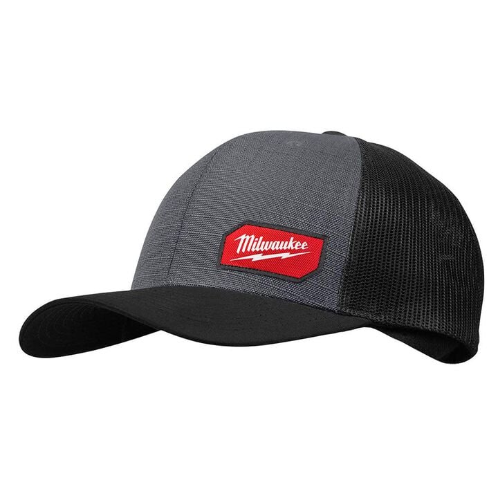 Milwaukee GridIron Snapback Trucker Hat Gray