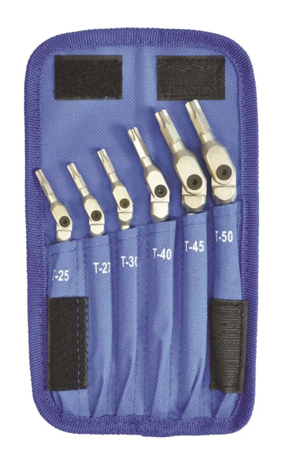 Bondhus 6 piece Chrome Torx Hex Pro Wrench Set - Sizes: T25-T50, large image number 1