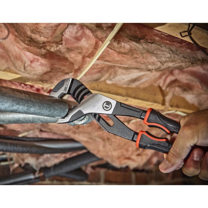 Crescent 8in Z2 K9 V-Jaw Dual Material Tongue and Groove Pliers, large image number 6