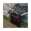 Duluth Pack Brown Leather Lakewalk Tote, small image number 2