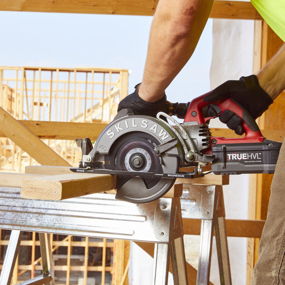 SKILSAW Cordless Worm Drive Saw and Blade Bare Tool SPTH77M 01 Acme Tools