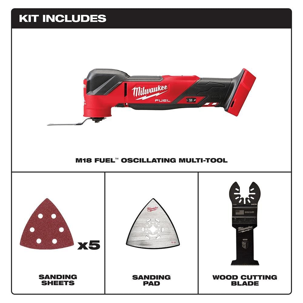 Milwaukee M18 FUEL Oscillating Multi-Tool (Bare Tool), large image number 2