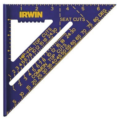 Irwin Hi-Con Aluminum Rafter Square 7 In., large image number 0