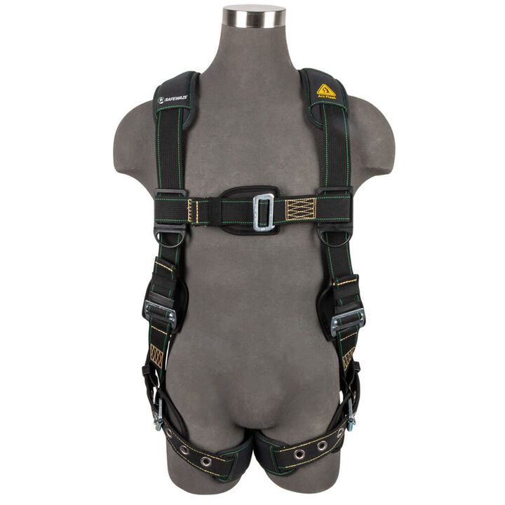 Safewaze Arc Flash Full Body Harness: 1D, MB Chest, TB Legs, large image number 0