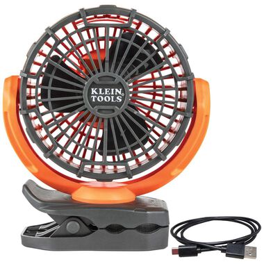 Klein Tools Rechargeable Personal Jobsite Fan, large image number 0