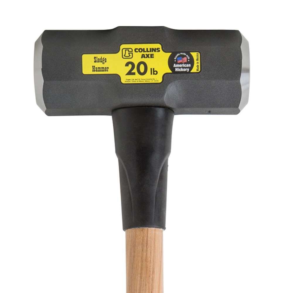 Truper Collins 20 Lbs Double Face Sledge Hammer with Hickory Handle, large image number 2