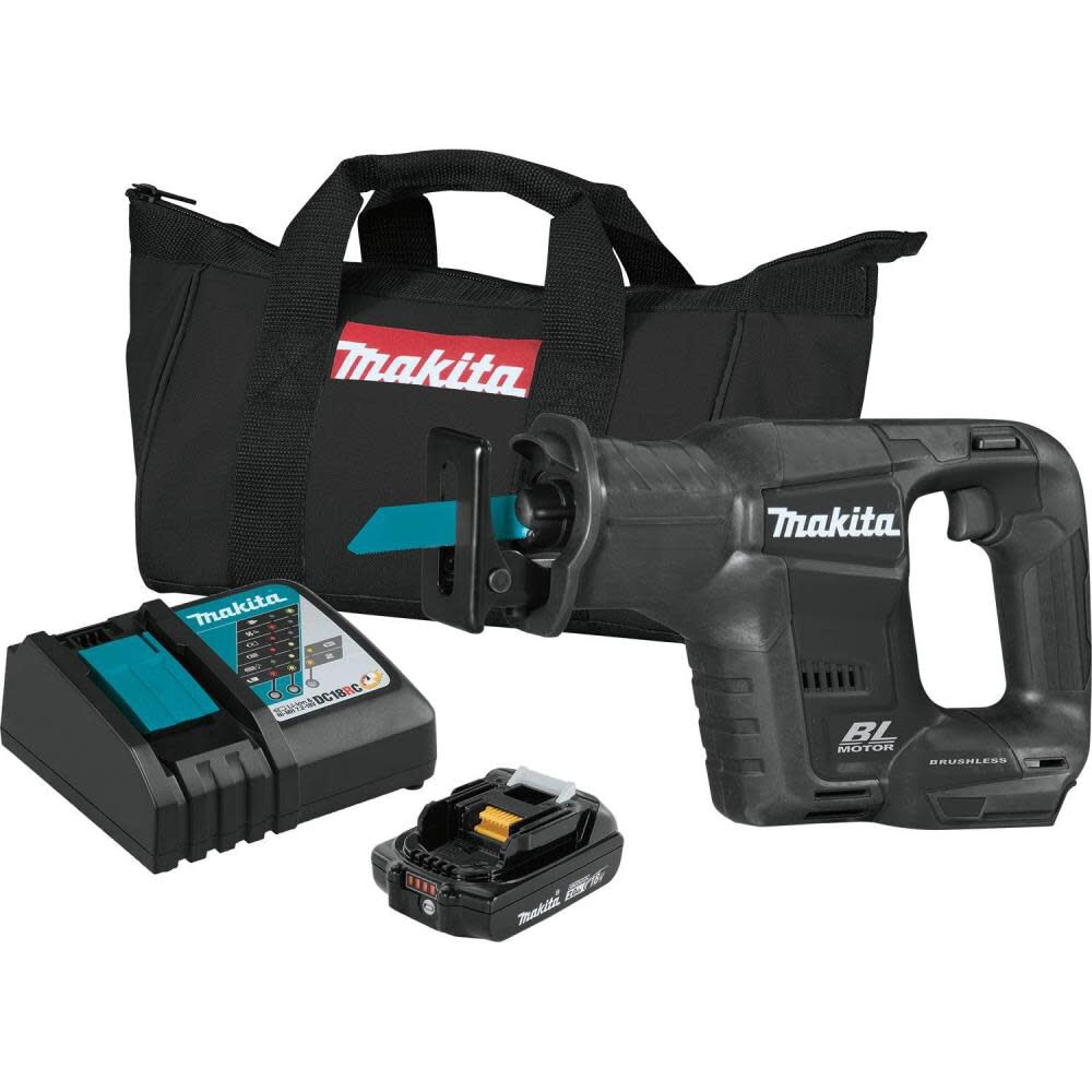 Makita 18V LXT Sub Compact Reciprocating Saw Kit XRJ07R1B Acme Tools
