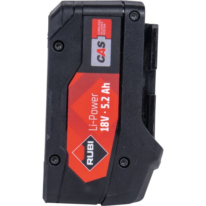 Rubi Tools Promotional RUBIMIX E-10 CAS 18V 5.2Ah Power Tool Battery Pack with Fuel Indicator, large image number 4