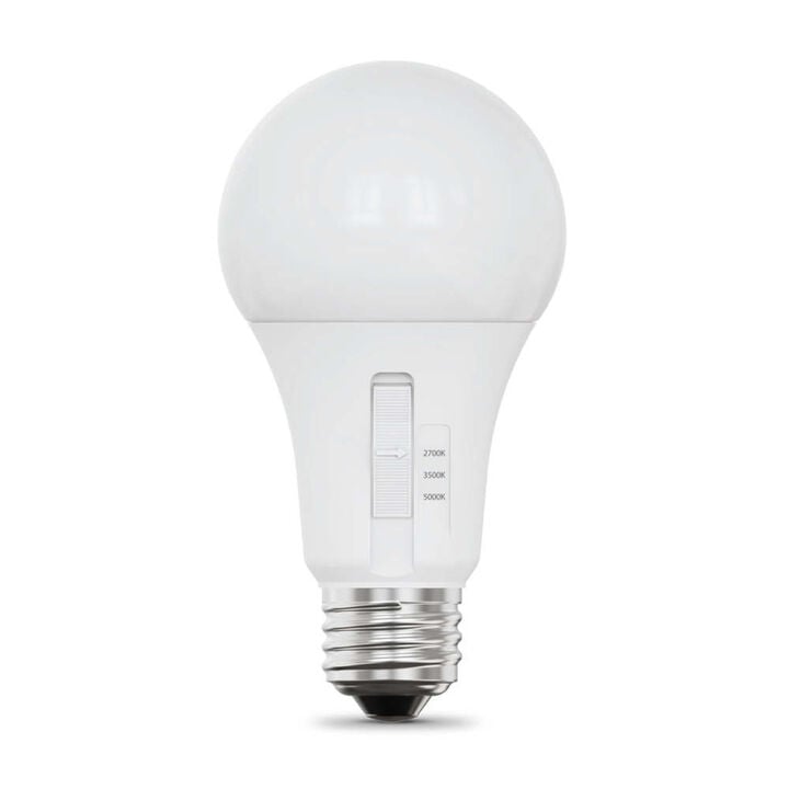 Feit Electric 8.8W 800 Lumens E26 A19 Adjustable LED Light Bulb White 10 Pieces, large image number 1