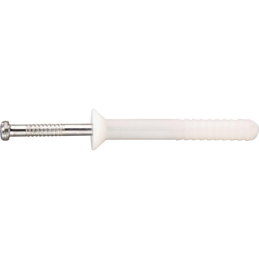 DEWALT Impact Nail & Pin Anchors NYLON NAILIN FH 1/4 X 2 QTY: 100, large image number 1