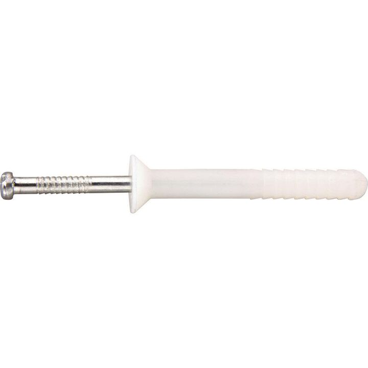 DEWALT Impact Nail & Pin Anchors NYLON NAILIN FH 1/4 X 2 QTY: 100, large image number 0