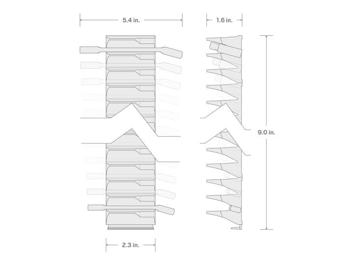 Tekton Stubby Combination Wrench Set, Organizers, 11 Pieces (1/4-3/4 Inch), large image number 6