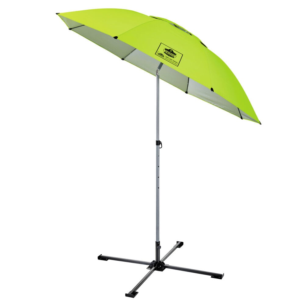 Ergodyne SHAX 6199 Lightweight Work Umbrella & Stand Kit, large image number 1