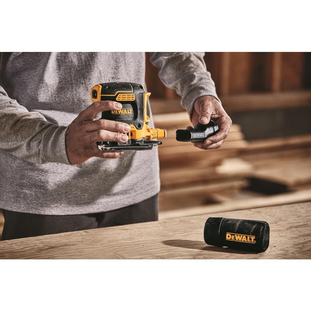DEWALT 20V MAX XR Brushless Cordless 1/4 Sheet Variable Speed Sander (Bare Tool), large image number 5