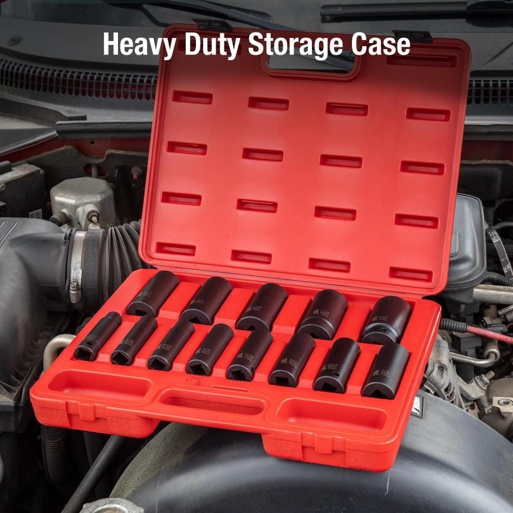 Sunex 13 pc. 1/2 In. Drive SAE Deep Impact Socket Set, large image number 6