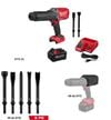 Milwaukee M18 FUEL STRIKER Hammer Chisel Kit with Protective Boot and 5 Pieces Hammer Chisel Bit Set Bundle, small image number 2