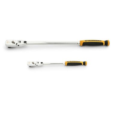 GEARWRENCH 120XP 1/4 Inch & 3/8 Inch Drive Flex Head Ratchet 2 Pieces