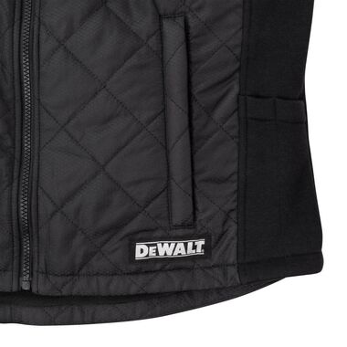 DEWALT Womens Hybrid Heated Jacket, Black, XL, large image number 5