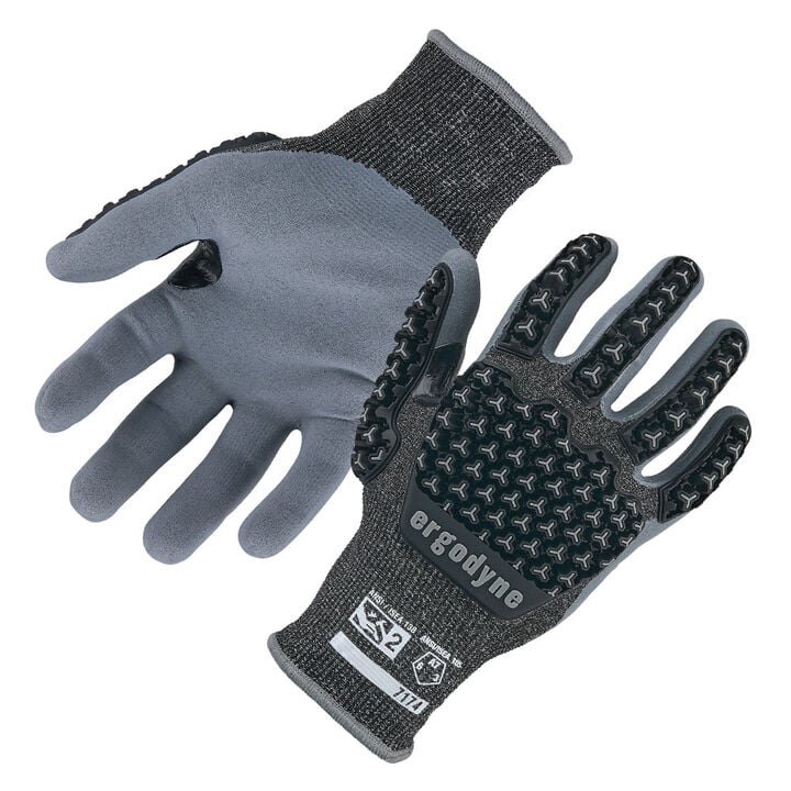 Ergodyne 7174 Coated A7 Cut-Resistant Impact Gloves Large Gray