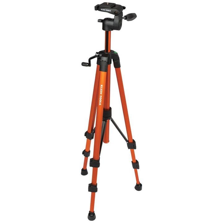 Klein Tools 22 Inch to 61 Inch Adjustable Lightweight Aluminum Tripod with Mount