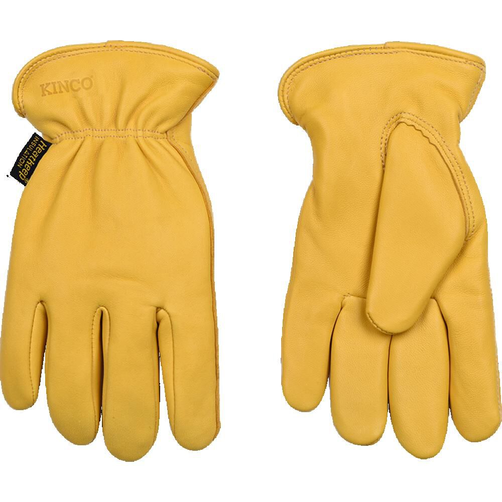 Kinco Mens Driver Gloves Gold Medium, large image number 5
