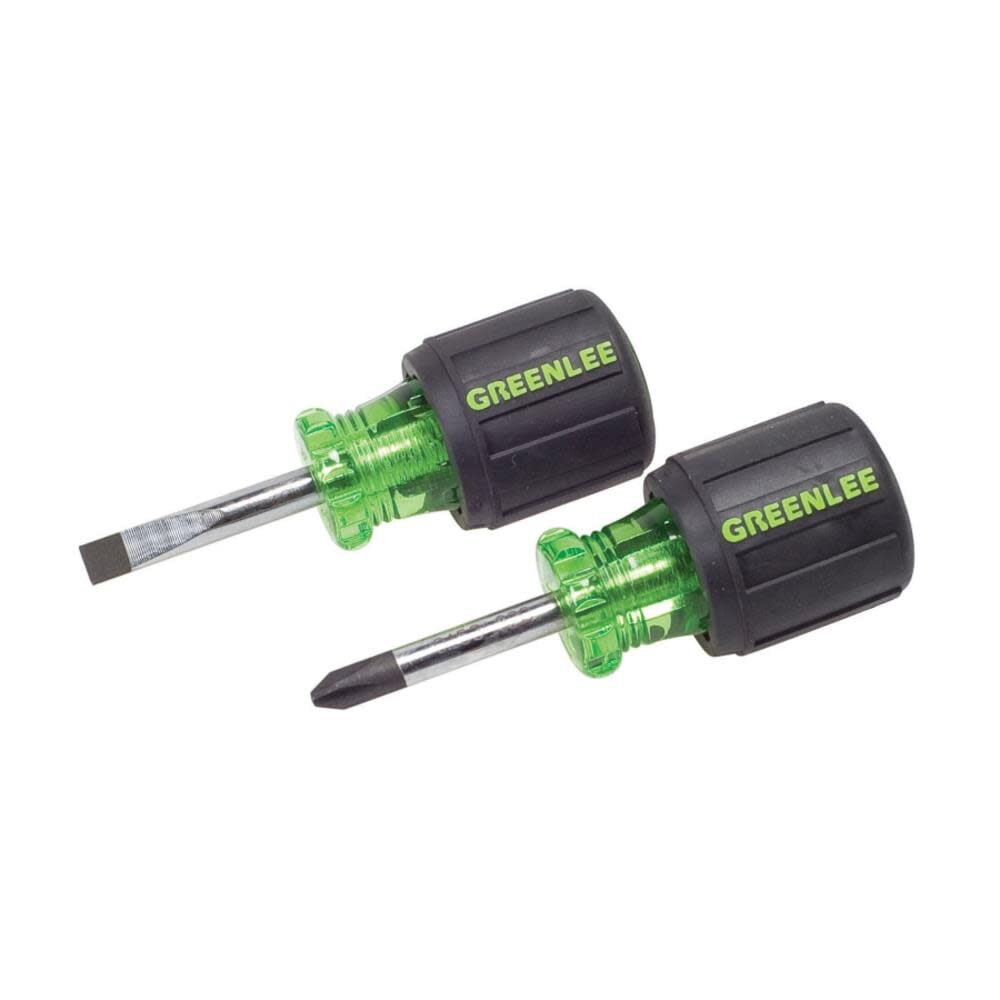 Greenlee 2 Piece Stubby Screwdriver Set, large image number 1