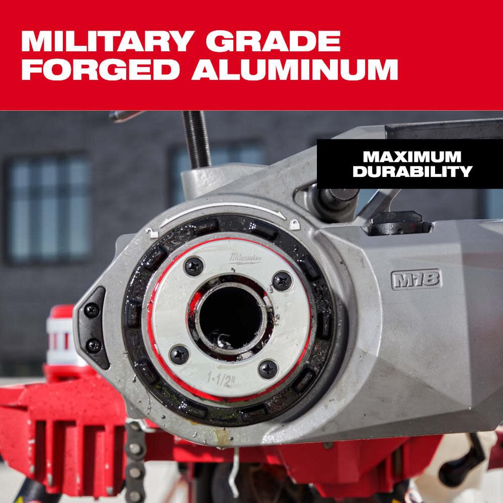 Milwaukee 1 1/4inch High Speed NPT Forged Aluminum Die Head, large image number 5