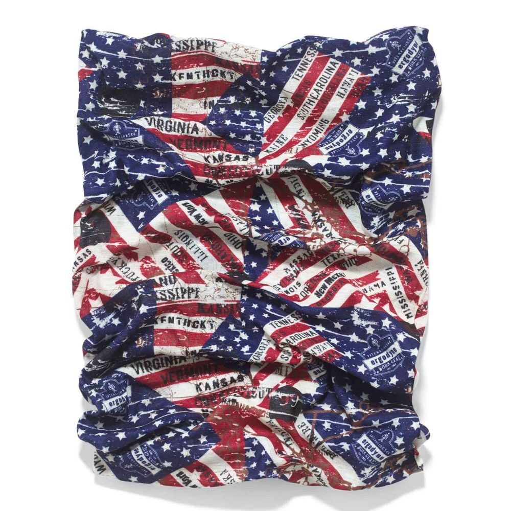 Ergodyne Chill-Its 6485 Stars and Stripes Face Guard Multi-Band, large image number 1