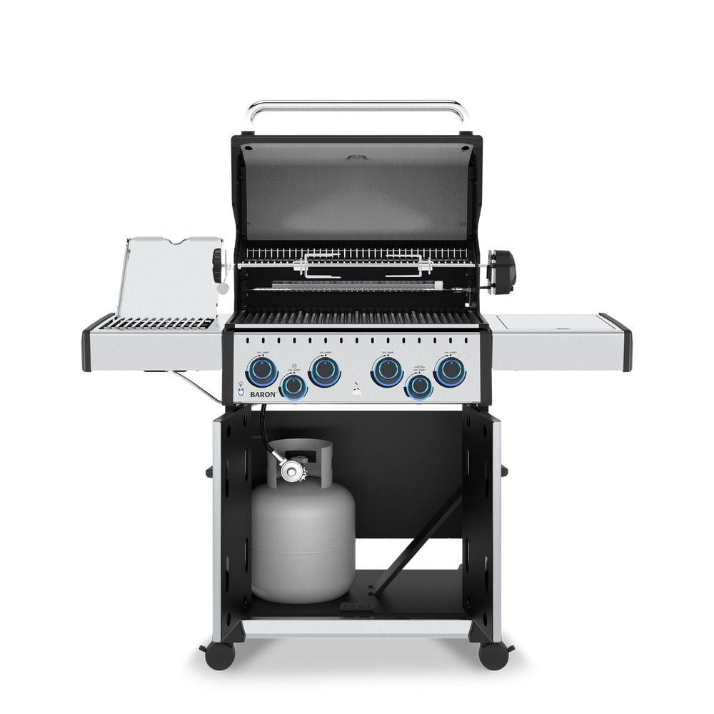 Broil King Baron S 490 Pro IR 4-Burner Natural Gas Grill, large image number 4