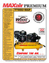 MAXair Air Compressor Twin Tank Gas 9hp, small image number 2