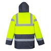 Portwest Yellow and Black Hi-Vis Contrast Traffic Jacket - 5XL, small image number 3