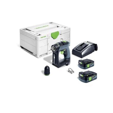 Festool 10.8V Battery Powered Drill CXS 12 2,5-Plus, large image number 0