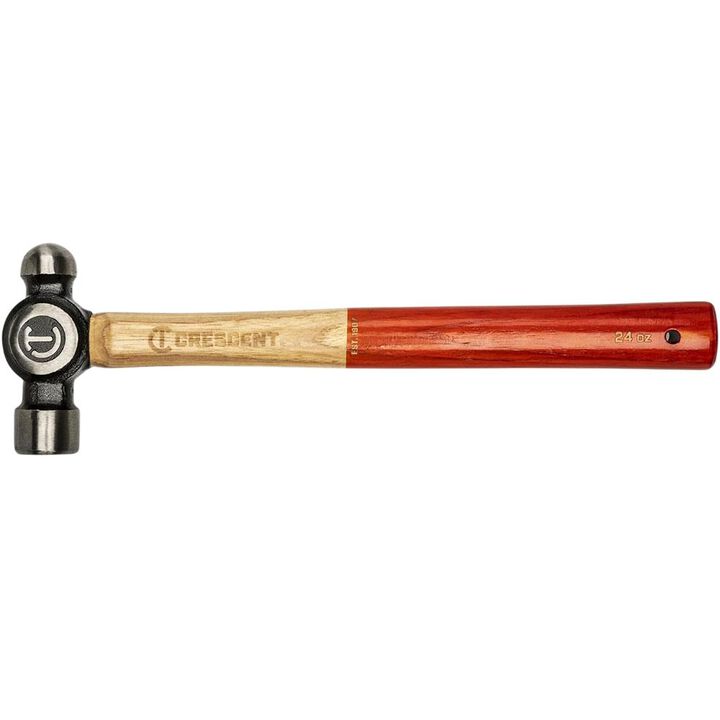 Crescent 24oz Ball Pein Hammer with Wood Handle