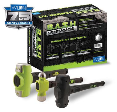Wilton B.A.S.H Shop Hammer Kit with 1 of Each of #20412 #33214 #55416, large image number 0