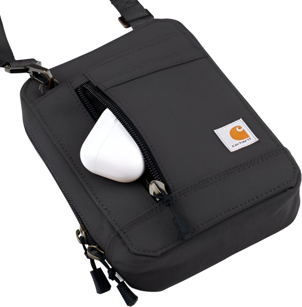 Carhartt Black 700D Nylon Duck Crossbody Wallet, large image number 2