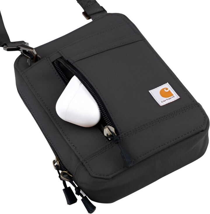 Carhartt Black 700D Nylon Duck Crossbody Wallet, large image number 1