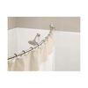 Moen Shower Rod Brushed Nickel 72in Adjustable Curved, small