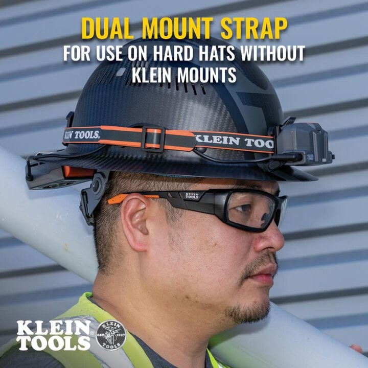 Klein Tools Vented Hard Hat, White and Turbo Fan Set, large image number 4