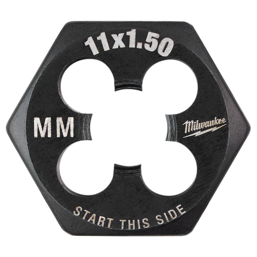 Milwaukee M11-1.50 mm 1-Inch Hex Threading Die, large image number 1