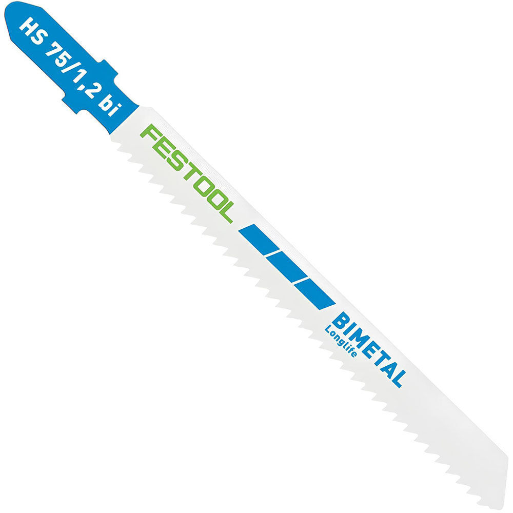 Festool Jigsaw Blades HS 75/1.2 for Metal Cutting - Pack of 5, large image number 1