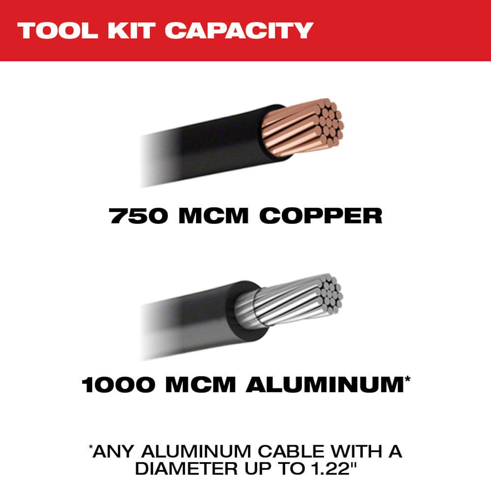 Milwaukee M18 FORCE LOGIC Cable Cutter with 750 MCM Cu Jaws (Bare Tool), large image number 6