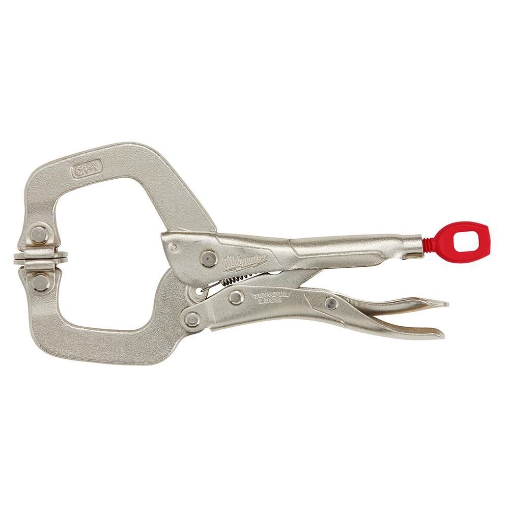 Milwaukee 6 Inch TORQUE LOCK Locking C-Clamp With Swivel Jaws, large image number 1