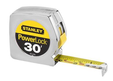 Stanley 30 ft. x 1 in. PowerLock Classic Tape Measure, large image number 0