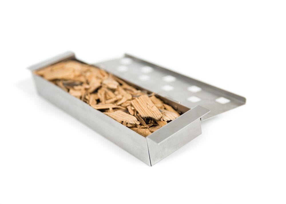 Broil King 13.19in x 3.35in Stainless Steel Smoker Box, large image number 2
