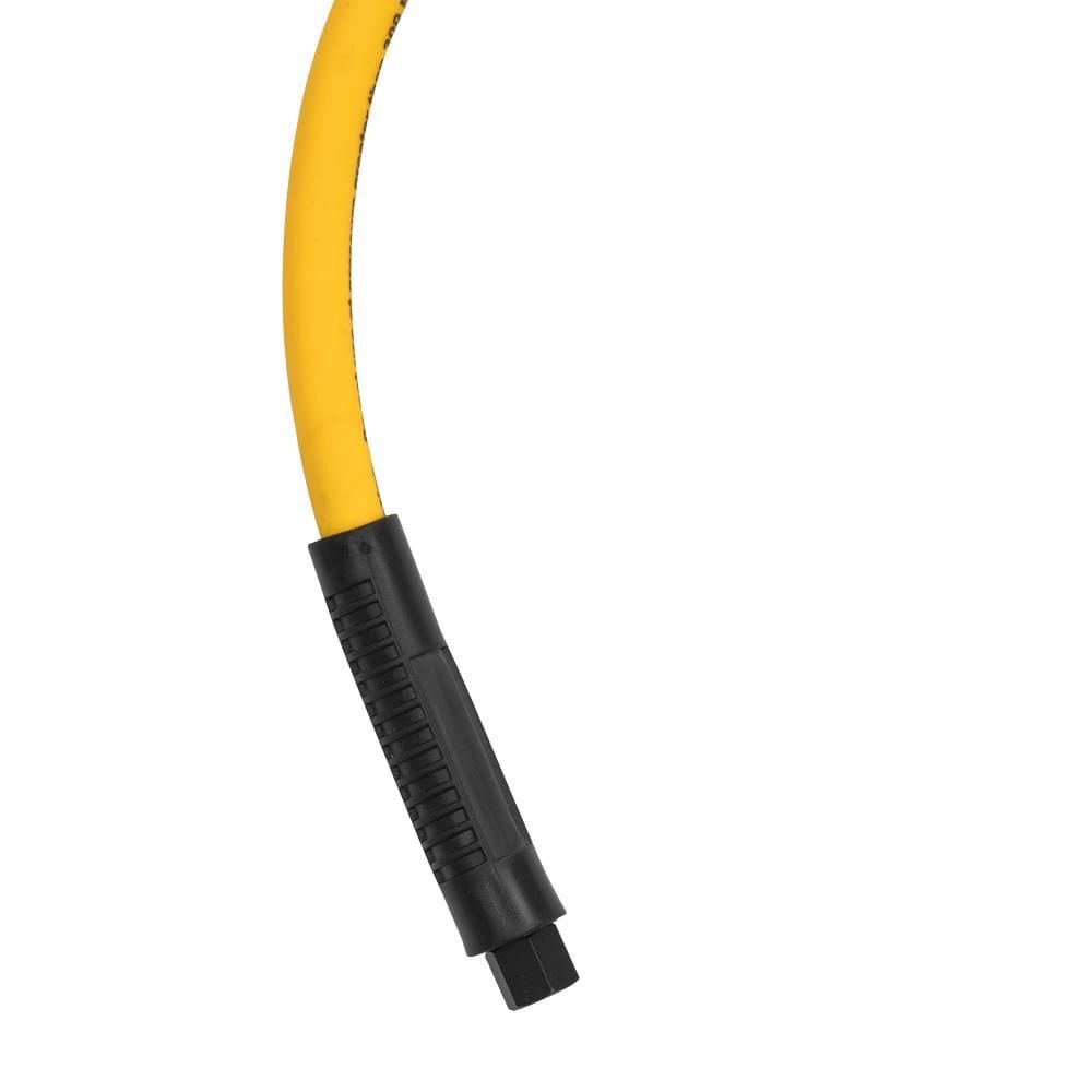 DEWALT 3/8 Inch x 30 Inch Hybrid Whip Hose with 1/4 Inch Ball Swivel, large image number 3