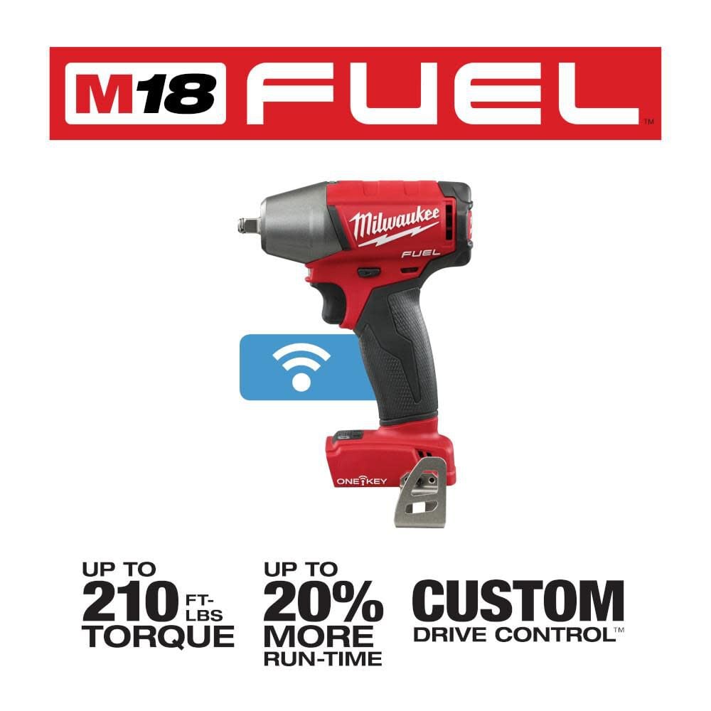 Milwaukee M18 Fuel 3 8 In Compact Impact Wrench With Friction Ring With One Key Bare Tool 2758 20 Simolary simolary.com 7