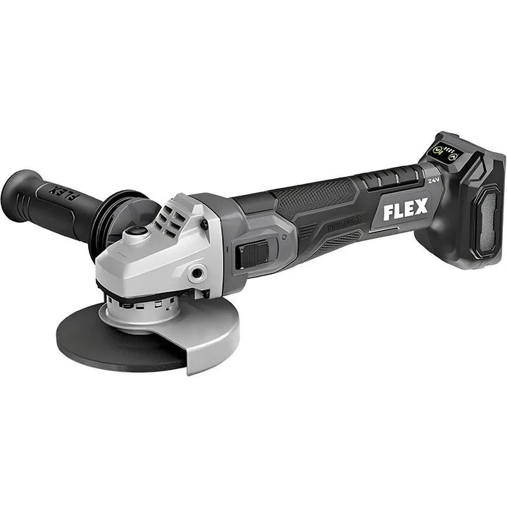 FLEX 24V 5-IN. VARIABLE SPEED ANGLE GRINDER WITH SIDE SWITCH (Bare Tool)